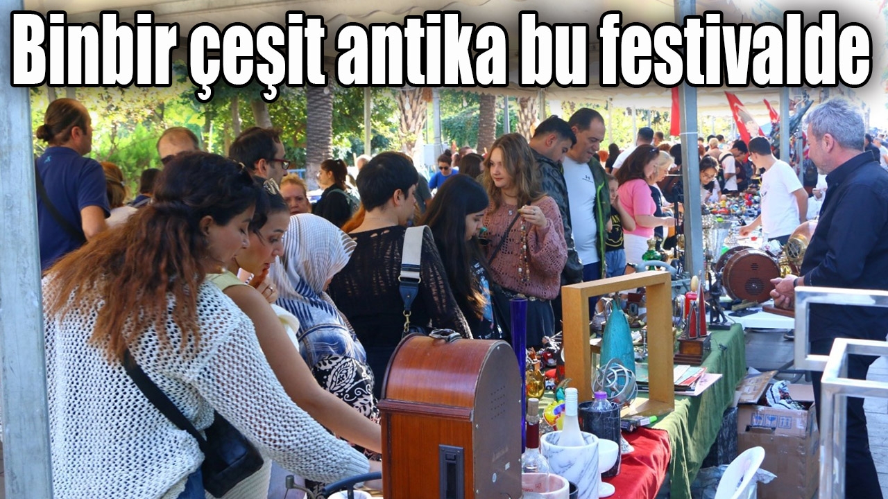 Binbir çeşit antika bu festivalde